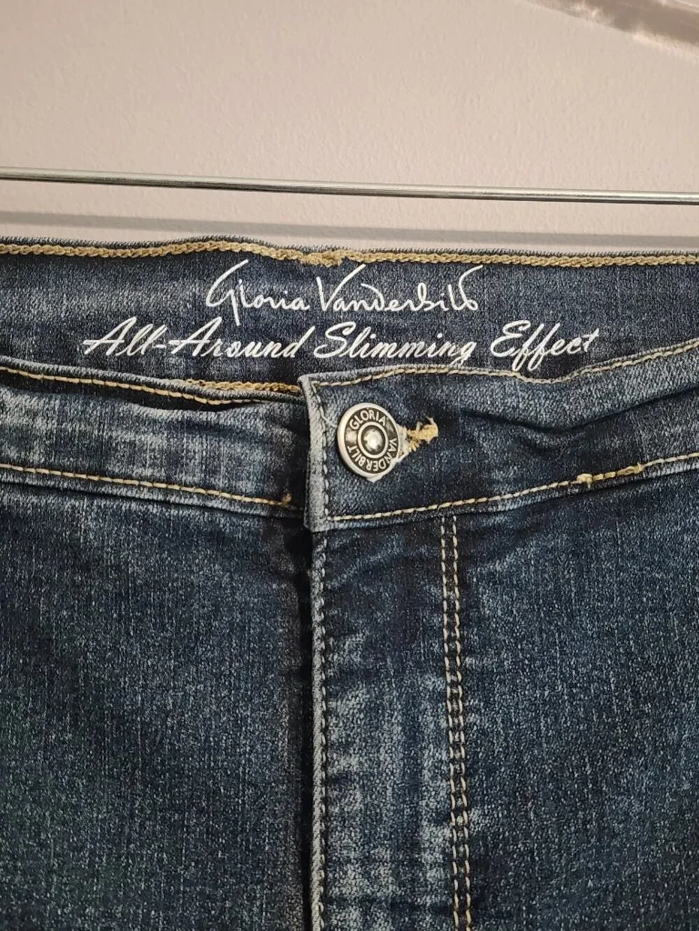 Gloria Vanderbilt Amanda Slimming Effect Jean Shorts Size 20W